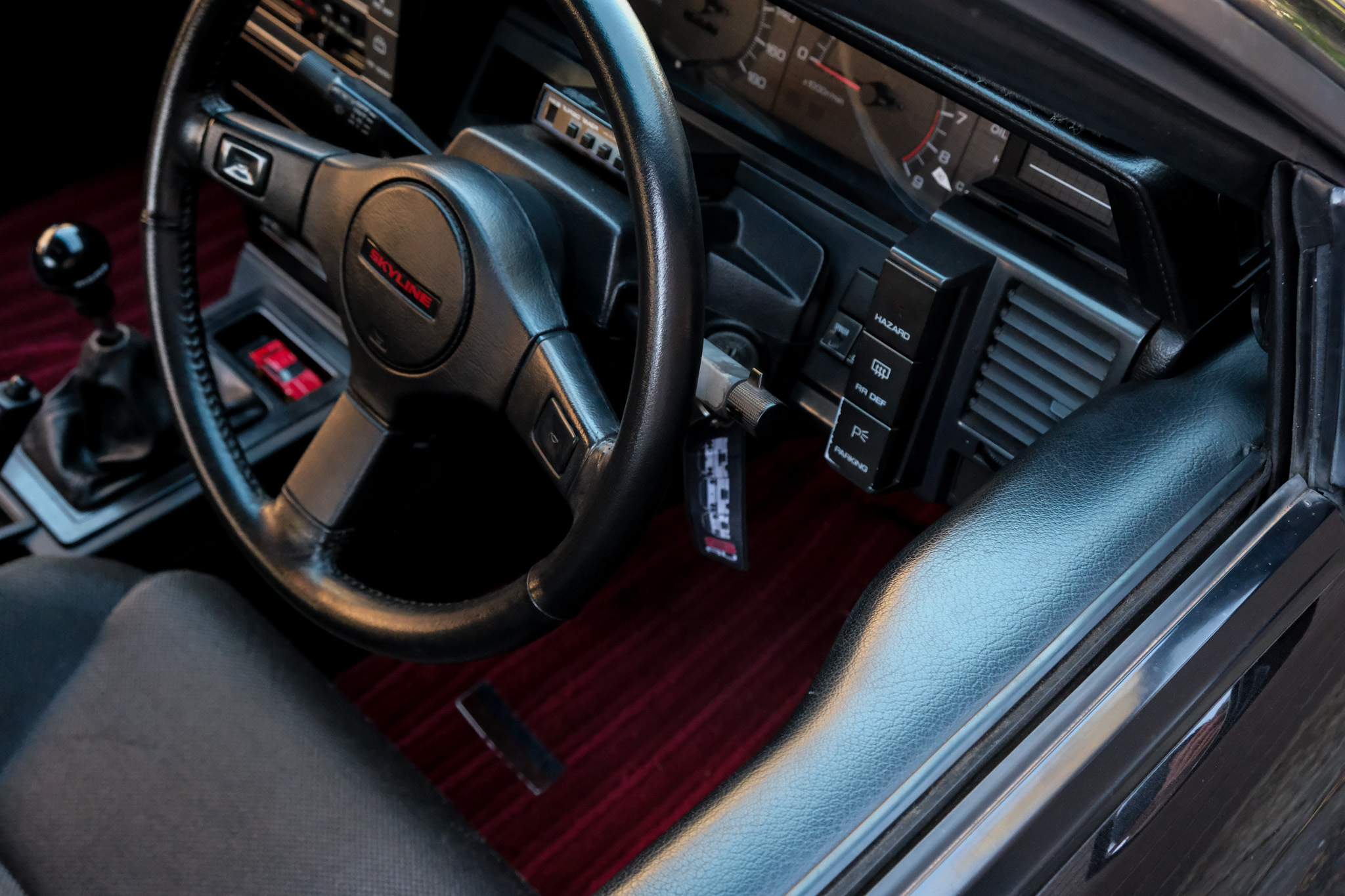 Nissan Skyline interior detail